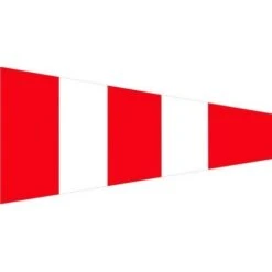 Size 6 Code/Answer Pennant With Line Snap And Ring