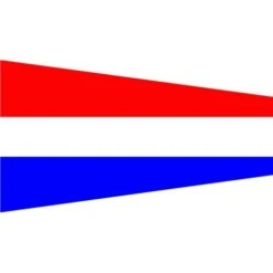 Size 8 Formation Signal Pennant With Line Snap And Ring