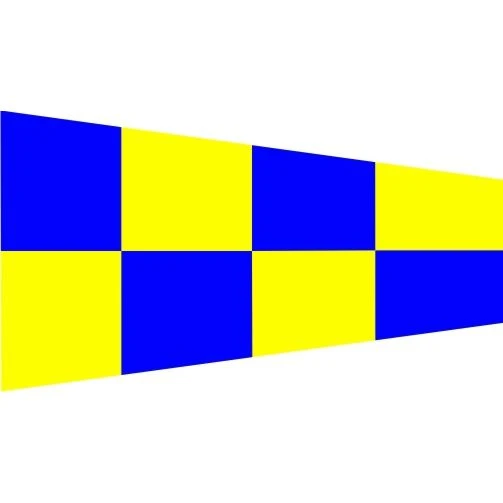 Size 6 Negation Signal Pennant With Line Snap And Ring 3 Size 6 Negation Signal Pennant With Line Snap And Ring