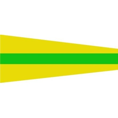 Size 6 Preparation Signal Pennant With Line Snap And Ring 3 Size 6 Preparation Signal Pennant With Line Snap And Ring