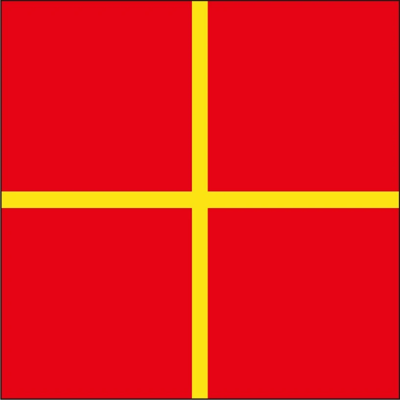 Size 6 Letter R Signal Flag With Line Snap And Ring 3 Size 6 Letter R Signal Flag With Line Snap And Ring