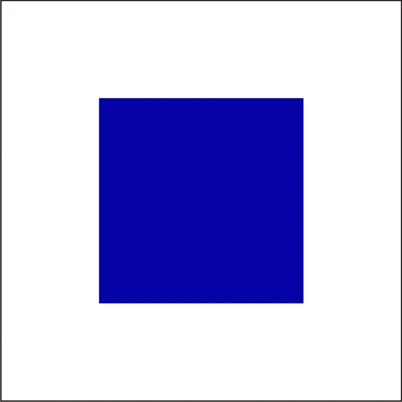 Size 3-1/2 Letter S Signal Flag With Line Snap And Ring 3 Size 3-1/2 Letter S Signal Flag With Line Snap And Ring