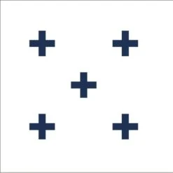 Size 3-1/2 Number 0 Signal Flag With Line Snap And Ring