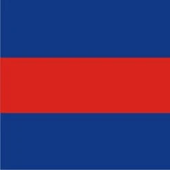 Size 8 Number 3 Signal Flag With Line Snap And Ring