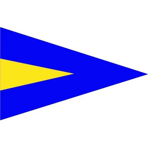 Size 6 1st Substitute Pennant With Line Snap And Ring 3 Size 6 1st Substitute Pennant With Line Snap And Ring