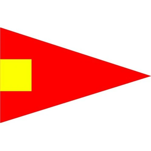 Size 4 4th Substitute Pennant With Line Snap & Ring 3 Size 4 4th Substitute Pennant With Line Snap & Ring