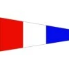 Size 3-1/2 Number 3 Signal Pennant With Line Snap And Ring -Mystic shop Signal Pennant Numeral 3 lmog it