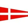 Size 4 Number 4 Signal Pennant With Line Snap And Ring -Mystic shop Signal Pennant Numeral 4 7a6d 88