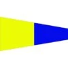 Size 4 Number 5 Signal Pennant With Line Snap And Ring -Mystic shop Signal Pennant Numeral 5 sk4l zj