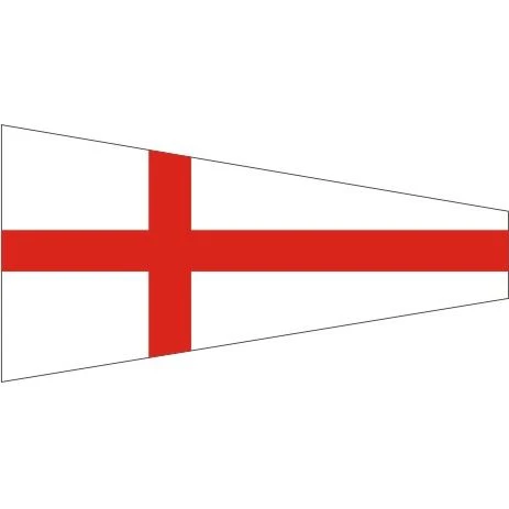 Size 8 Number 8 Signal Pennant With Line Snap And Ring 3 Size 8 Number 8 Signal Pennant With Line Snap And Ring