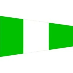 Size 8 Starboard Signal Pennant With Line Snap And Ring