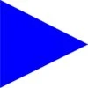 Size 3-1/2 Subdivision Signal Pennant With Line Snap & Ring -Mystic shop Subdivision Pennant 4rvj i5