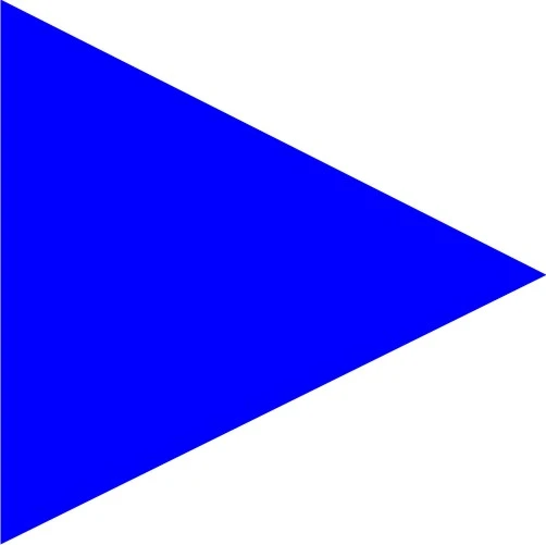 Size 6 Subdivision Signal Pennant With Line Snap And Ring 3 Size 6 Subdivision Signal Pennant With Line Snap And Ring