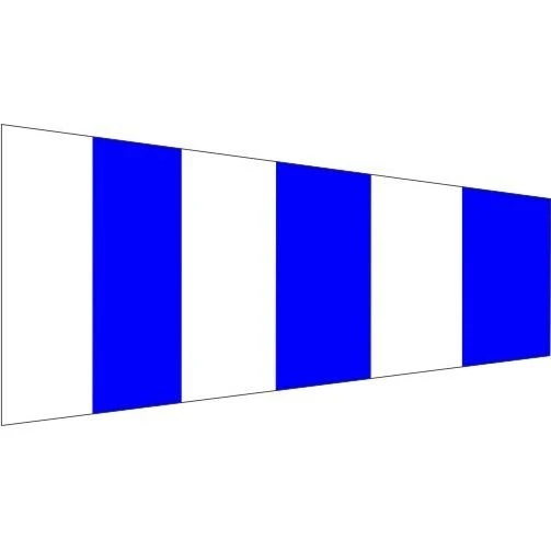 Size 6 Turn Signal Pennant With Line Snap And Ring 3 Size 6 Turn Signal Pennant With Line Snap And Ring