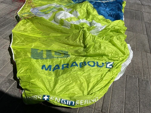 Used 10 M GIN MARABOU V2 Hybrid Kite - LIKE NEW! 3 Used 10 M GIN MARABOU V2 Hybrid Kite - LIKE NEW!