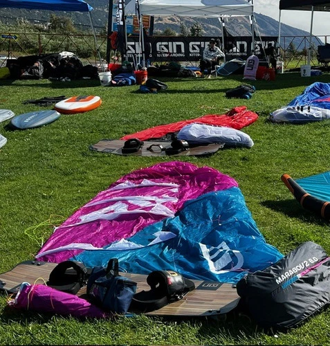 Used 12m GIN MARABOU V2 LIMITED EDITION Hybrid Kite, Kitesurf, Landkite,Snowkite 8 Used 12m GIN MARABOU V2 LIMITED EDITION Hybrid Kite, Kitesurf, Landkite,Snowkite - Image 6